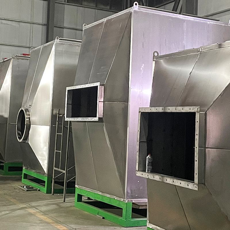 顶装料侧卸料结构304不锈钢活性炭吸附箱