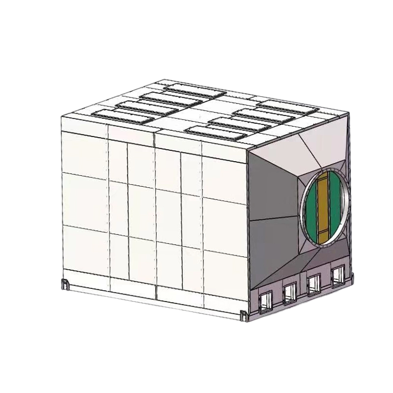 顶装料侧卸料结构304不锈钢活性炭吸附箱