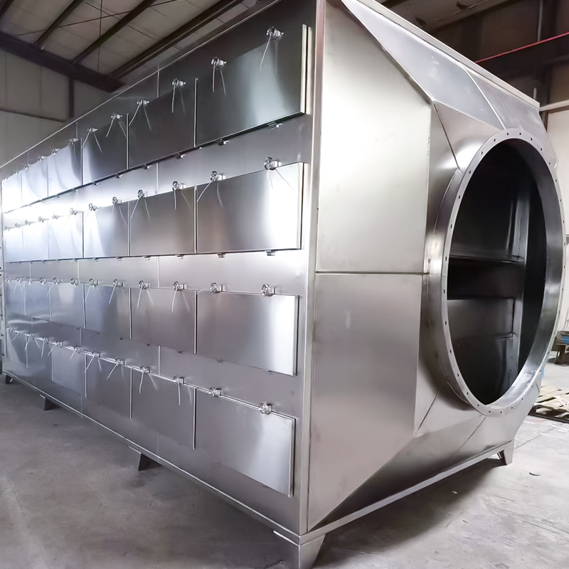 304不锈钢活性炭吸附箱抽屉式结构