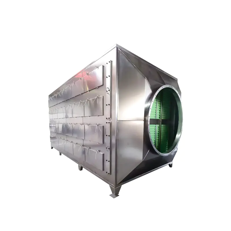 304不锈钢活性炭吸附箱抽屉式结构